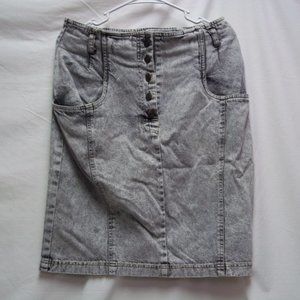 Black Denim Skirt Size 12/14